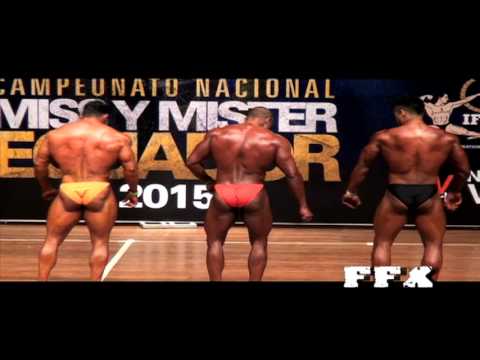 MR  ECUADOR  2015  Físico Culturismo Clasificados Senior hasta  85 kg