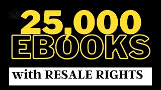 Download 25,000 eBooks with Resale Rights (Make Money Online in Nigeria)