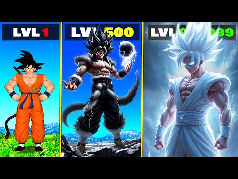 Upgrading LEVEL 1 GOKU to Strongest in gta 5