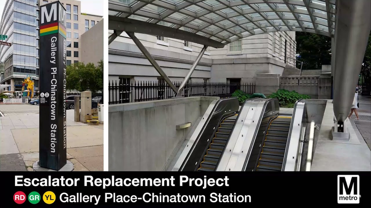 Gallery Place Escalator Replacement Timelapse