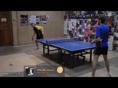 SPINLORD Irbis II max - FH chopping on SPINLORD Defender