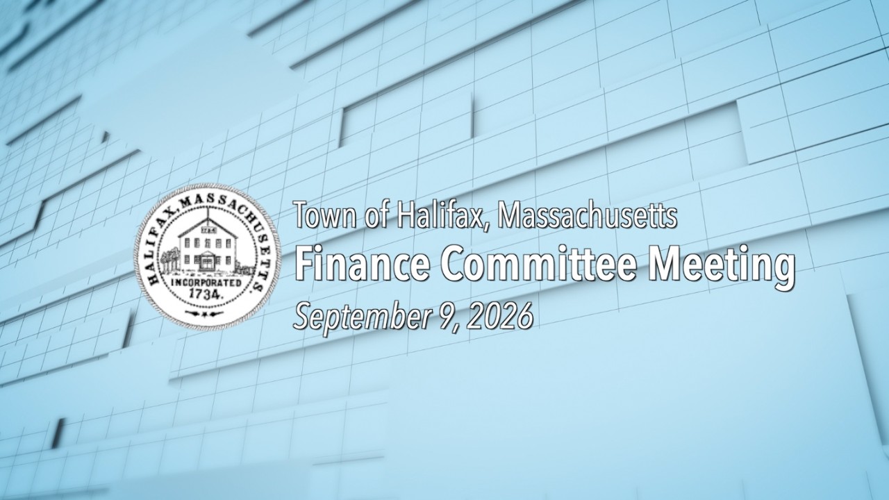 From the Finance Committee