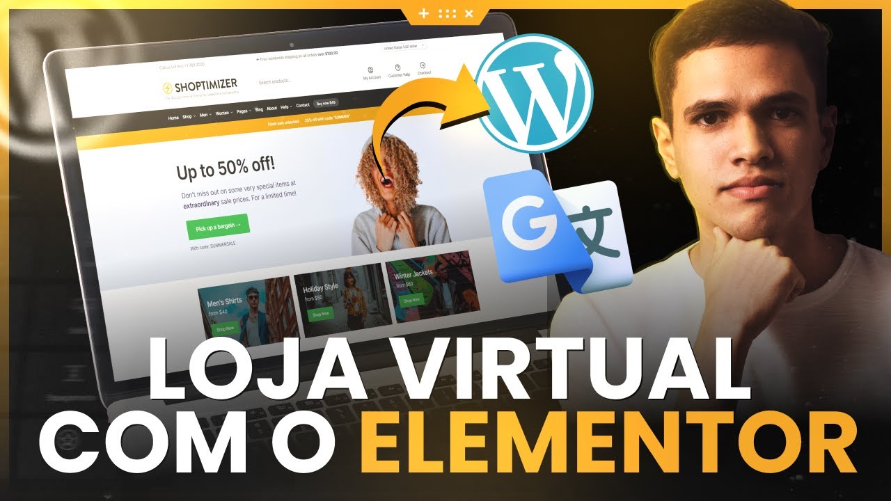 Como Criar uma Loja Virtual Profissional com Elementor (Passo a Passo!)