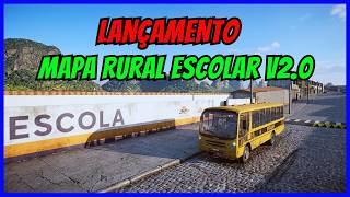🔴Gameplay Novo Mod Mapa Rural Escolar V2.0 | Linha 05 | Proton Bus Simulator | Mods | PBSU