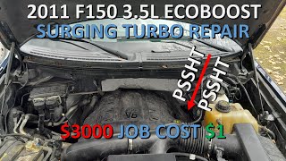 2011 F-150 3.5L Ecoboost Turbo Waste Gate Stuck, Frozen, Partial Open