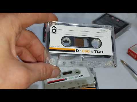 1st TDK D 1970s CASSETTE WITH CLEAR SHELL ??