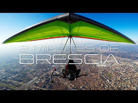 [4K] 2 minutes of Brescia ( Hang Gliding )