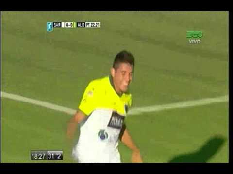 360 TV - [Deportes] Gol de Gervasio Núñez. Sarmiento 1 - Aldosivi 0.
