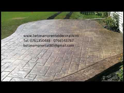 Beton Amprentat Fichitești -  Bacău  Tel.0761350488 -0766543767