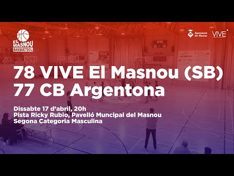 VIVE El Masnou (SB) vs. CB Argentona