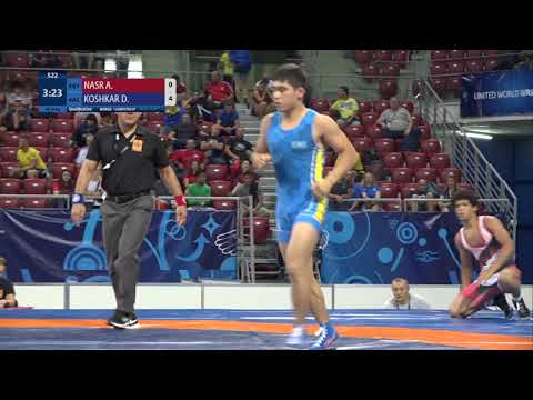 Qual. GR - 65 kg: A. NASR (EGY) v. D. KOSHKAR (KAZ)