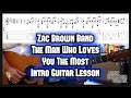 Zac Brown Band - The Man Who Loves You The Most Intro Guitar Lesson