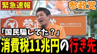【神谷宗幣】日本人が知らない、消費税11兆円の行き先