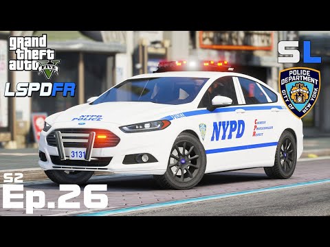 NYPD PATROL Ford Fusion PRS Part 2/3 | GTA5 LSPDFR 0.4.9