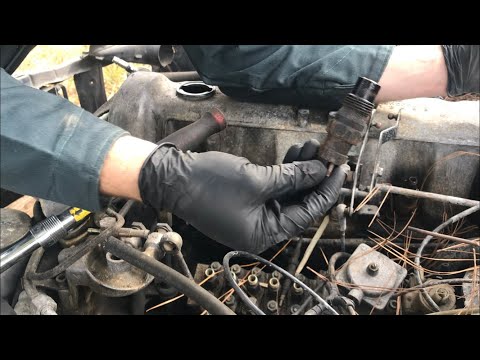 300D Removing Injectors from Parts Car