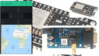 Node_MCU 8266 with Gps Reciver ( Sim28m )