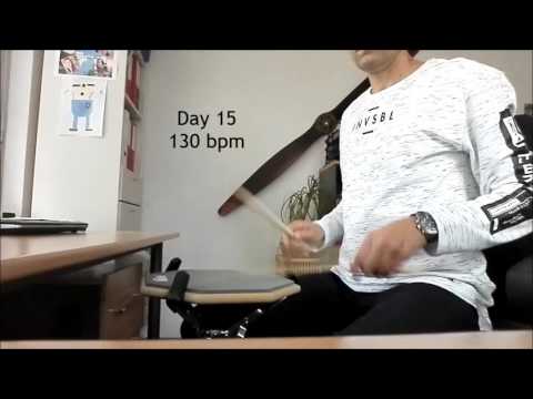 drumeo 30day single stroke roll challenge