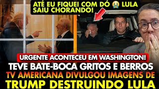 VERGONHA! TV dos EUA DIVULGOU os GRITOS e BERROS TRUMP DESTRUIU LULA e ELE SAI CHORANDO HUMILHADO!