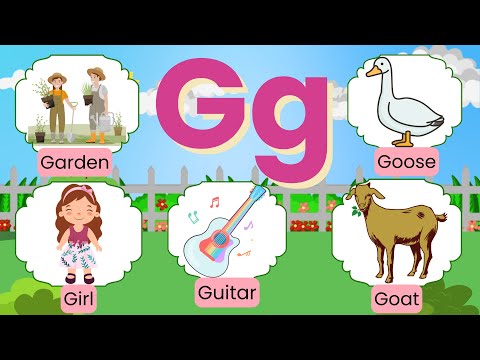 Letter G for Kids | Learn Words Starting with G & How to Pronounce G