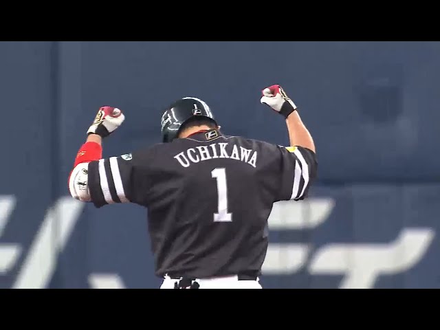 【8回表】ホークス・内川がバファローズ・西の137球目を捉える!! 2015/4/14 Bs-H