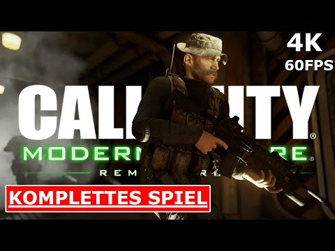CALL OF DUTY 4 MODERN WARFARE REMASTERED FULL GAME Gameplay Deutsch [4K 60FPS PC] Kein Kommentar