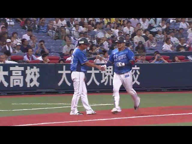 【2回表】早くも8月3本目!! ライオンズ・森の鮮やかな2ランアーチ!! 2018/8/9 Bs-L