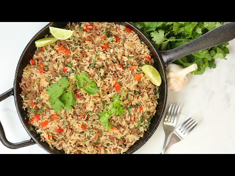 Chimichurri Beef & Rice Skillet | One Pot Easy...