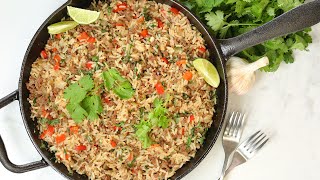 Chimichurri Beef & Rice Skillet | One Pot Easy Weeknight Dinner Recipe