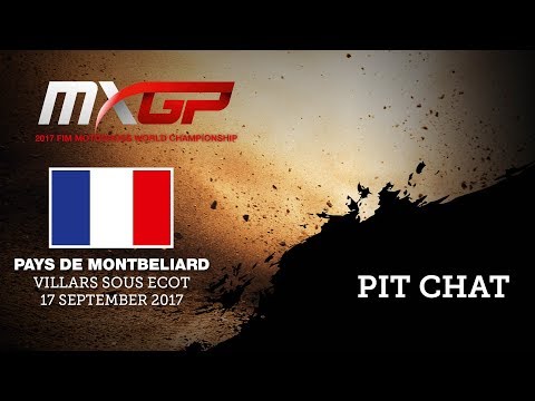 MXGP of Pays de Montbéliard Villars sous Ecot 2017 Pit Chat with VALENTIN GUILLOD