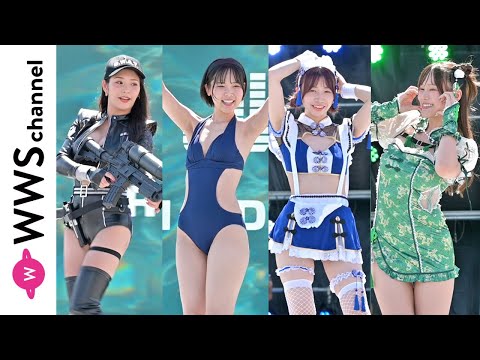 大浦真奈美、柴崎はる、碓井せりな、めぐりが夏らしい爽やかな水着姿でランウェイに登場！＜TREND GIRLS 撮影会 2024＞