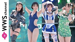 大浦真奈美、柴崎はる、碓井せりな、めぐりが夏らしい爽やかな水着姿でランウェイに登場！＜TREND GIRLS 撮影会 2024＞