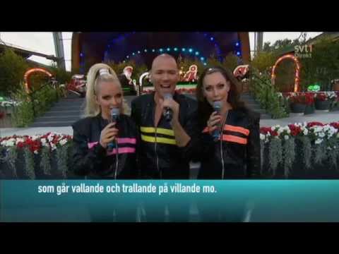 Alcazar-Flickorna i Småland LIVE.Allsång på Skansen 2015.