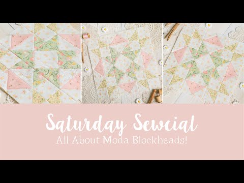 Saturday Sewcial - Moda Blockheads 5 | Block 1 + Free Quilting Settings