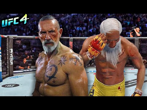 Old Bruce Lee vs. Old Yuri Boyka (EA sports UFC 4)