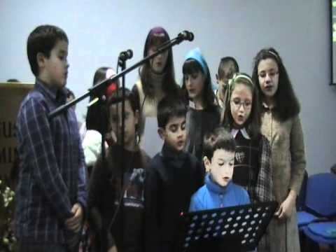 grupa de copii din  biserica  penticostala tarancon