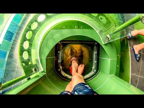 Plopsaqua Hannut-Landen - Sky Drop Trapdoor Waterslide [NEW]