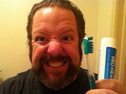 How To Brush Your Teeth Like a MANLY MAN! Video