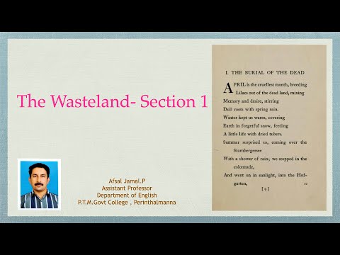 The Waste Land  Part 1