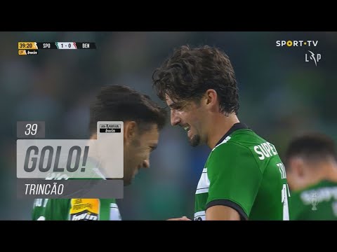 Goal | Golo Trincão: Sporting (1)-0 Benfica (Liga 22/23 #33)