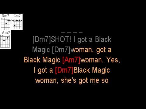 Black Magic Woman by Santana Guitar Play Along.