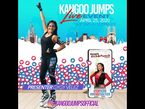 Kangoo Jumps® Live Event April 25, 2020 - Gygy Velez Kangoo Kick & Punch™