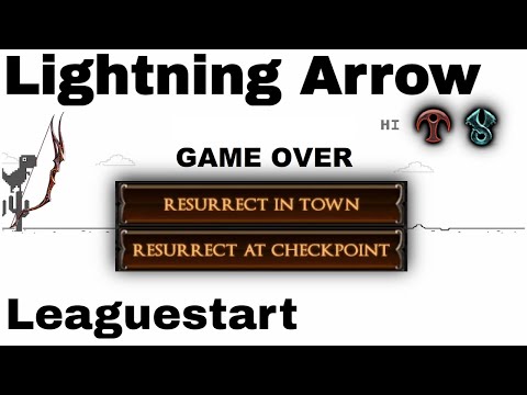 JUST DONT GET HIT - Lightning Arrow Deadeye Leaguestart [SSF PoE 3.21]