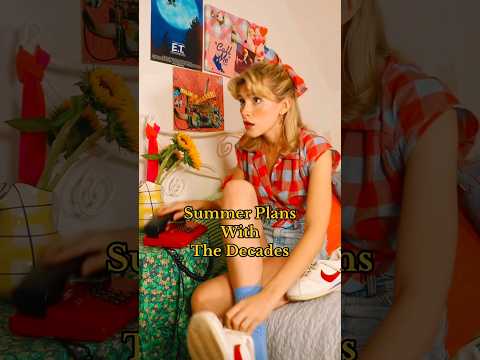 Decades Summer…60s Ice-Cream, 80s Breakfast Club & 70s Cults🍦💌😂 #decades #shortfilm #vintage #sew