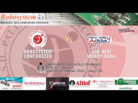 ROBOSYSTEM CONCOREZZO 🆚 ASD New Volley Adda