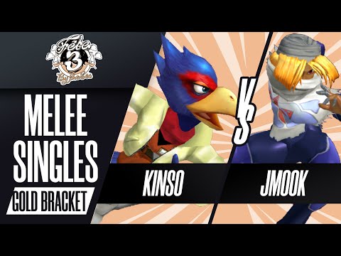 Kins0 (Falco) vs Jmook (Sheik) - Melee Singles Gold Bracket Winners Round 2 - Fête 3: By the Sea