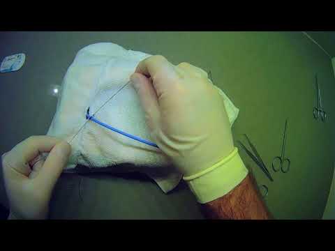 02 Suturing The Tube In Place