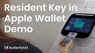 Resident Key in Apple Wallet Demo - ButterflyMX