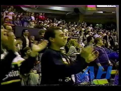 NHL Dec. 22, 1990 Chris Nilan,BOS v Brian Glynn,MIN Boston Bruins Minnesota North Stars