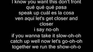 Run the show with lyrics