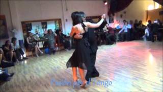 VIRGINIA MARTORANI y FERNANDO GORDILLO Bailando el Tango BUSCANDOTE en la MILONGA GNC